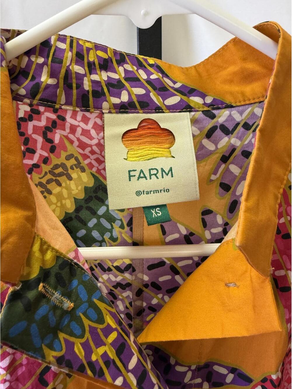 Farm Rio Women's Colorful Patterned Dress XS Parrots - Picture 4 of 5